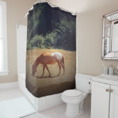 Grazing Palomino.... Douchegordijn (In situ)