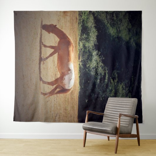 Grazing Palomino.... Wandkleed (In Situ (horizontaal))