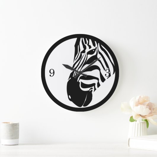 Grazing Zebra Grote Klok (Huis)