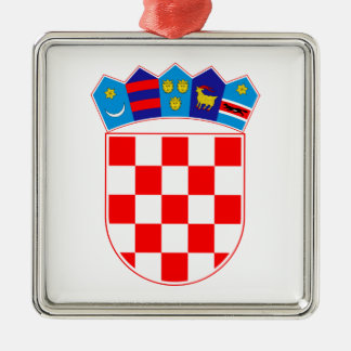 Grb Hrvatske, Kroatische wapenschild Metalen Ornament