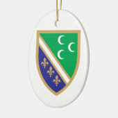 Grb Sandžaka, Sandžak-wapen Keramisch Ornament (Links)