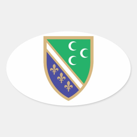 Grb Sandžaka, Sandžak-wapen Ovale Sticker (Voorkant)