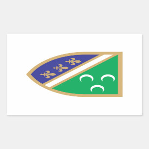 Grb Sandžaka, Sandžak-wapen Rechthoekige Sticker