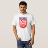 Grb Srbije moderni T-shirt (Voorkant volledig)