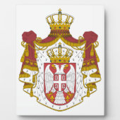 Grb Srbije, Servisch wapen Fotoplaat (Voorkant)