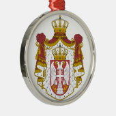 Grb Srbije, Servisch wapen Metalen Ornament (Rechts)