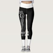 GRC Dogsports Original-Black en White leggings (Voorkant)