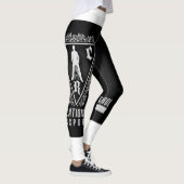 GRC Dogsports Original-Black en White leggings (Rechts)