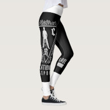 GRC Dogsports Original-Black en White leggings