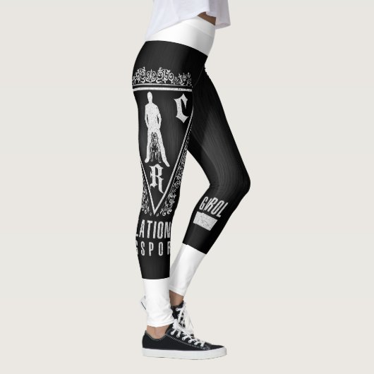 GRC Dogsports Original-Black en White leggings (Rechts)