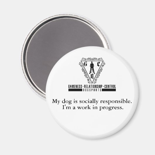 GRC Originele, sociaal verantwoordelijke magneet (Voorkant / Achterkant)