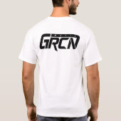 GRCN Muziek (Zwarte Logo) T-shirt (Achterkant)
