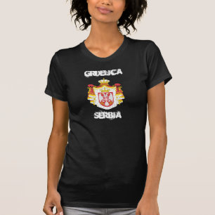 Grdelica, Servië met wapenschild T-shirt