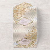 Gream Gold Splender All In One Uitnodiging (Buitenkant)