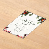 Grean Acrylic Christmas Invitation Acryl Uitnodigingen (Laagn)