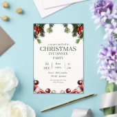 Grean Acrylic Christmas Invitation Acryl Uitnodigingen (Insitu (Huwelijk))