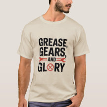 Grease Gears En Glory Pride Ontwerp Voor Mechanica