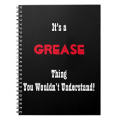 Grease Journal Notitieboek (Voorkant)