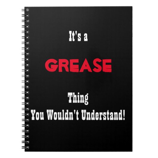 Grease Journal Notitieboek (Voorkant)