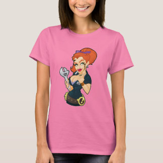 Grease Monkey Girl T-Shirt Dark