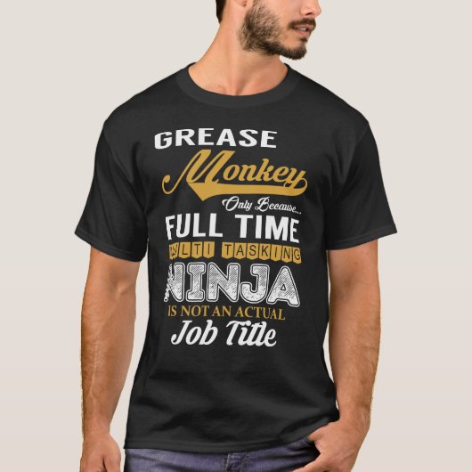 Grease Monkey MultiTasking T-shirt (Voorkant)