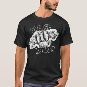 Grease Monkey WFrench Auto Mechanics T-shirt