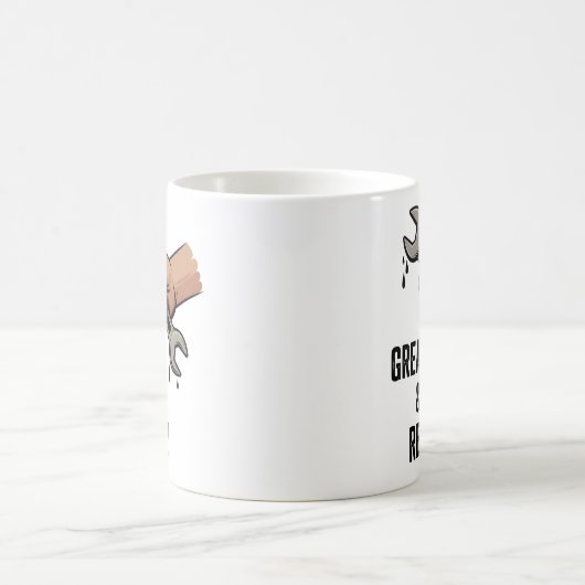 Grease & Regret | Technician Life Joke Koffiemok (Center)