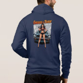 Grease & Tease – Hot Rod Pin-Up Girl Hoodie (Achterkant)