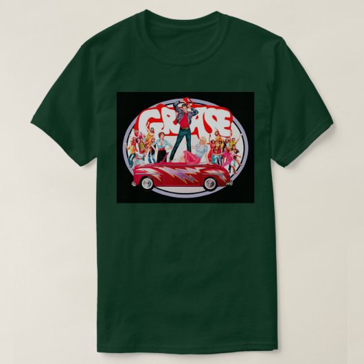 Greased Lightning Car T-shirt (Design voorkant)