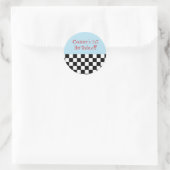 Greaser 50's stijl Sticker of zegel (Tas)