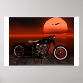 Greaser Sunset Poster (Voorkant)