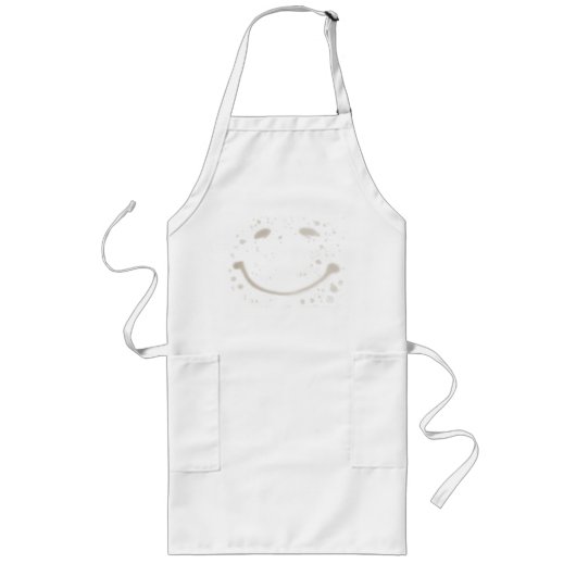 Greasy Smile Apron Lang Schort (Voorkant)