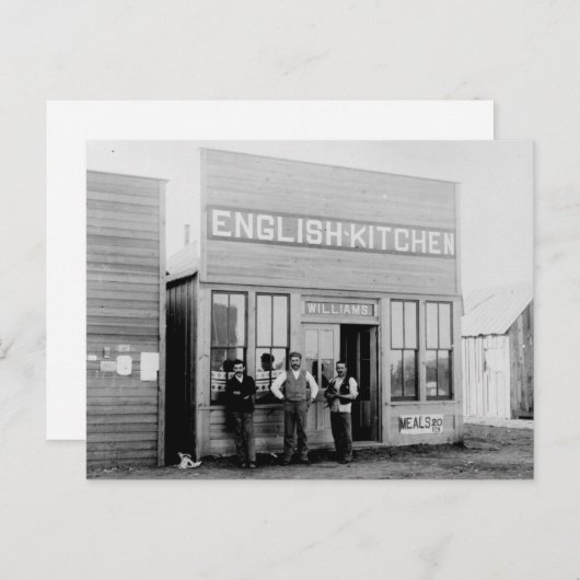  Greasy Spoon Briefkaart (Voorkant / Achterkant)