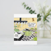 Greasy Spoon voor kikkers Funny Gifts & Kaarten (Staand voorkant)