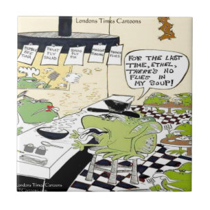 Greasy Spoon voor kikkers Funny Gifts & Kaarten Tegeltje