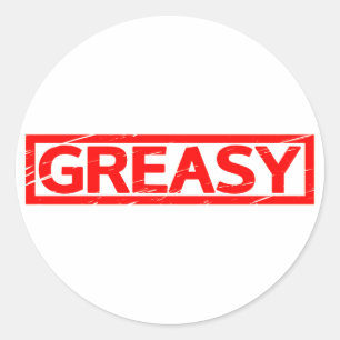 Greasy Stamp Ronde Sticker