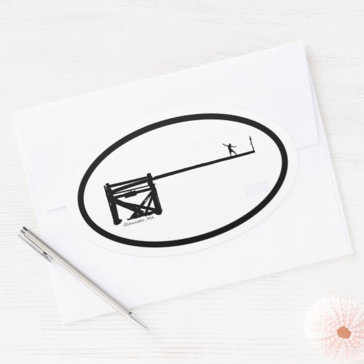 Greasy Sticker ~ Greasy Pole ~ Gloucester, MA (Envelop)