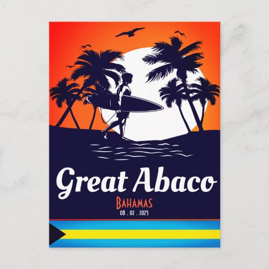 Great Abaco Bahamas Island -  Souvenirs Briefkaart (Voorkant)
