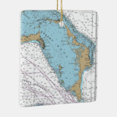 Great Abaco Island Chart Keramisch Ornament (Rechts)