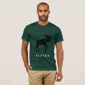 Great ALASKA Moose Shirt - aangepaste kleuren (Voorkant volledig)