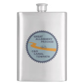 Great Allegheny Passage C&O Canal Chain Ring Flacon (Voorkant)