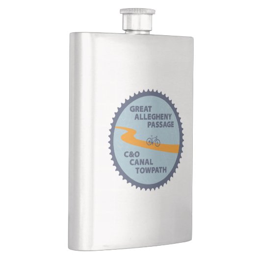 Great Allegheny Passage C&O Canal Chain Ring Flacon (Rechts)