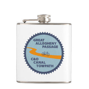 Great Allegheny Passage C&O Canal Chain Ring Heupfles