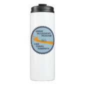 Great Allegheny Passage C&O Canal Chain Ring Thermosbeker (Voorkant)