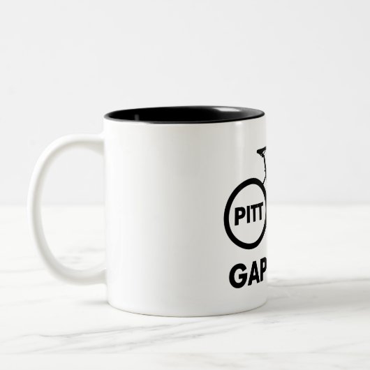 Great Allegheny Passage C&O Canal Towpath Bike Tweekleurige Koffiemok (Links)