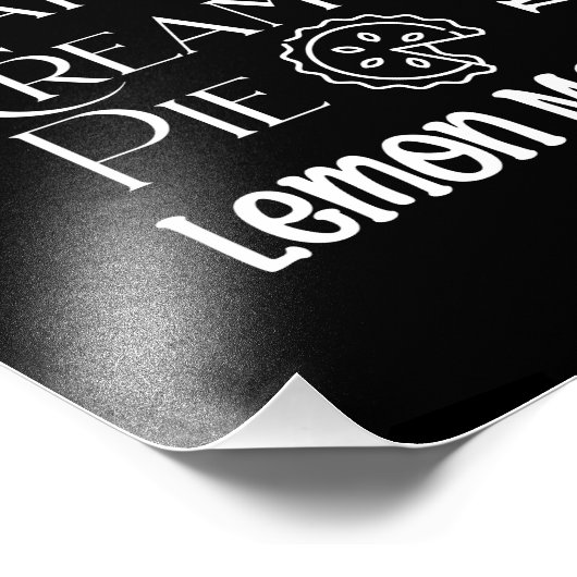 Great American Pies Maand T-shirt Foto Afdruk (Hoek)