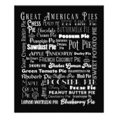Great American Pies Maand T-shirt Foto Afdruk (Voorkant)