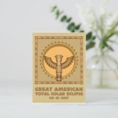 Great American Total Solar Eclipse - 2017 Briefkaart (Staand voorkant)