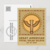 Great American Total Solar Eclipse - 2017 Briefkaart (Voorkant / Achterkant)