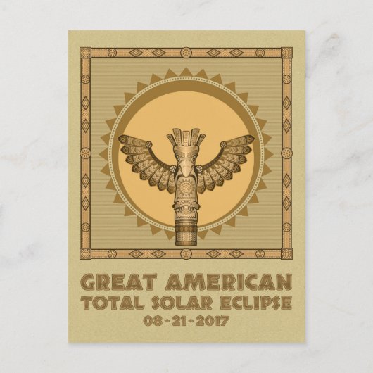 Great American Total Solar Eclipse - 2017 Briefkaart (Voorkant)